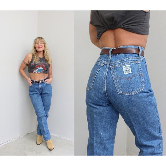 Levi's Denim - 1980's Vintage Levi's USA Made Hourglass Mom Jeans ~ Women's SM MD 28" 29" Waist